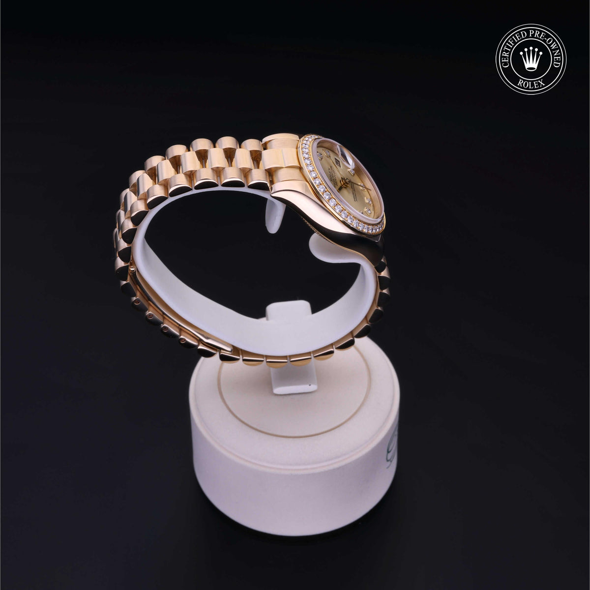 Rolex Certified Pre-Owned Lady-Datejust 26 M179138 in 18 ct yellow gold with champagne dial, image 32 of 41