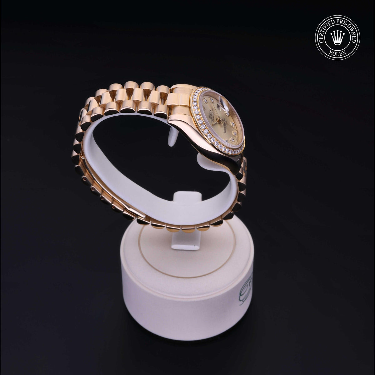 Rolex Certified Pre-Owned Lady-Datejust 26 M179138 in 18 ct yellow gold with champagne dial, image 33 of 41