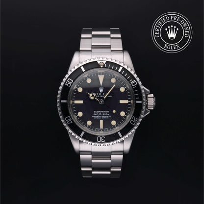 Rolex Certified Pre-Owned Submariner 5512 in Oystersteel with black dial, image 1 of 41