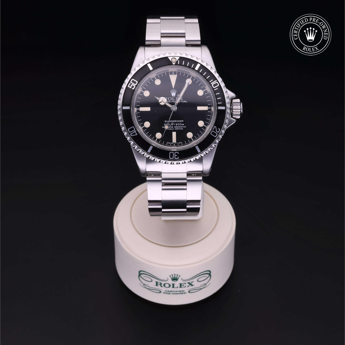 Rolex Certified Pre-Owned Submariner 5512 in Oystersteel with black dial, image 2 of 41