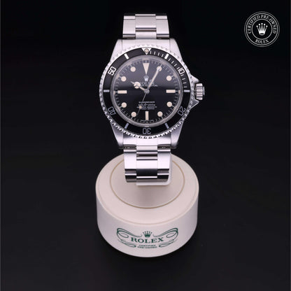 Rolex Certified Pre-Owned Submariner 5512 in Oystersteel with black dial, image 2 of 41