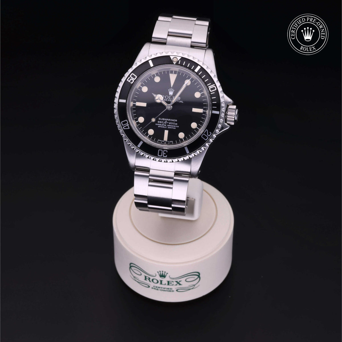 Rolex Certified Pre-Owned Submariner 5512 in Oystersteel with black dial, image 7 of 41