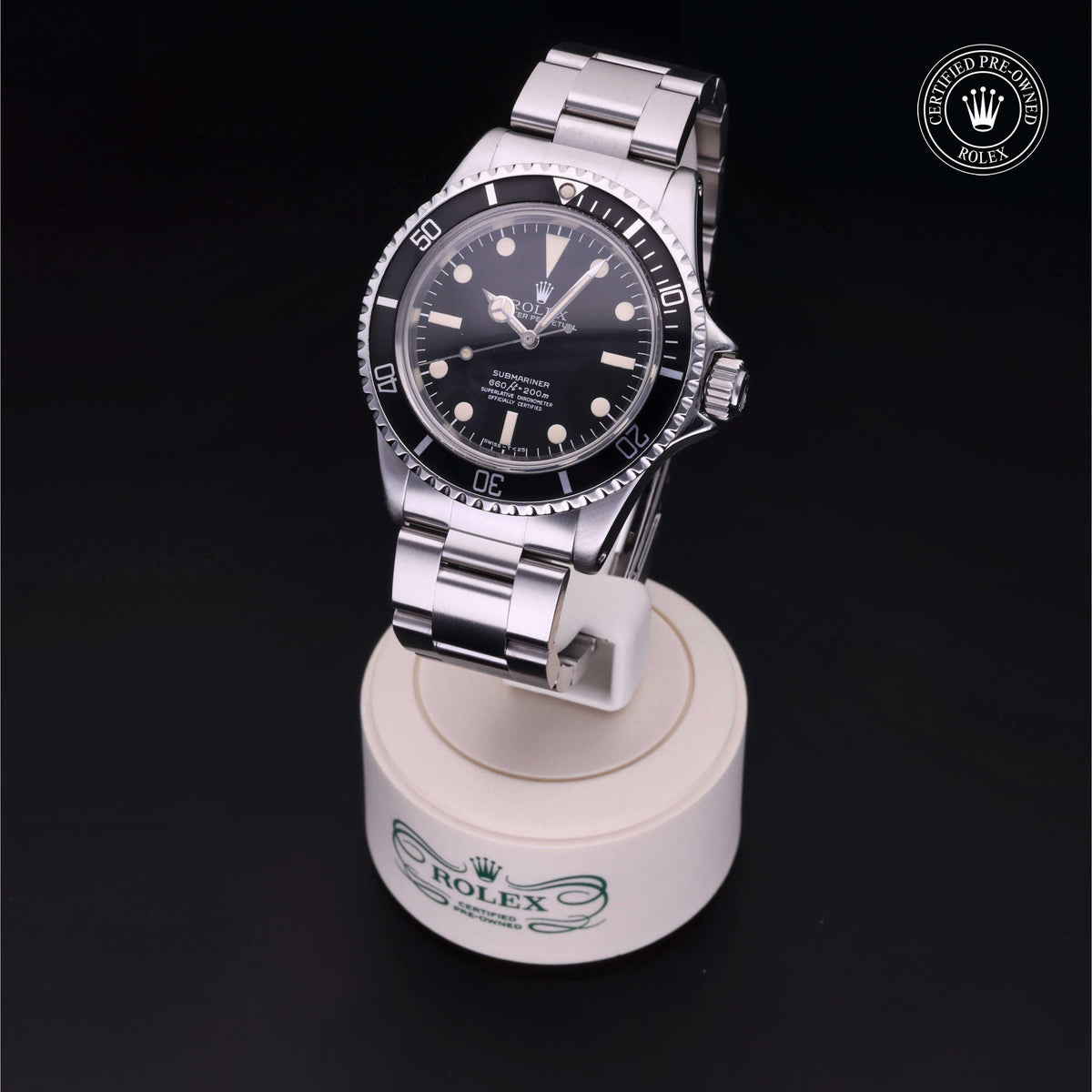 Rolex Certified Pre-Owned Submariner 5512 in Oystersteel with black dial, image 8 of 41