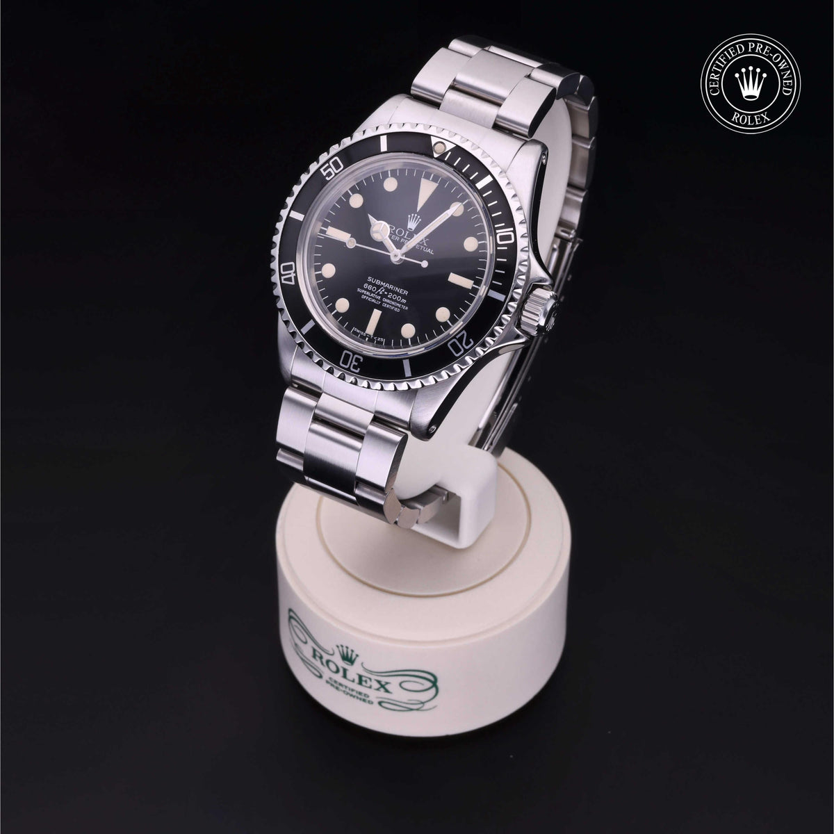 Rolex Certified Pre-Owned Submariner 5512 in Oystersteel with black dial, image 3 of 41