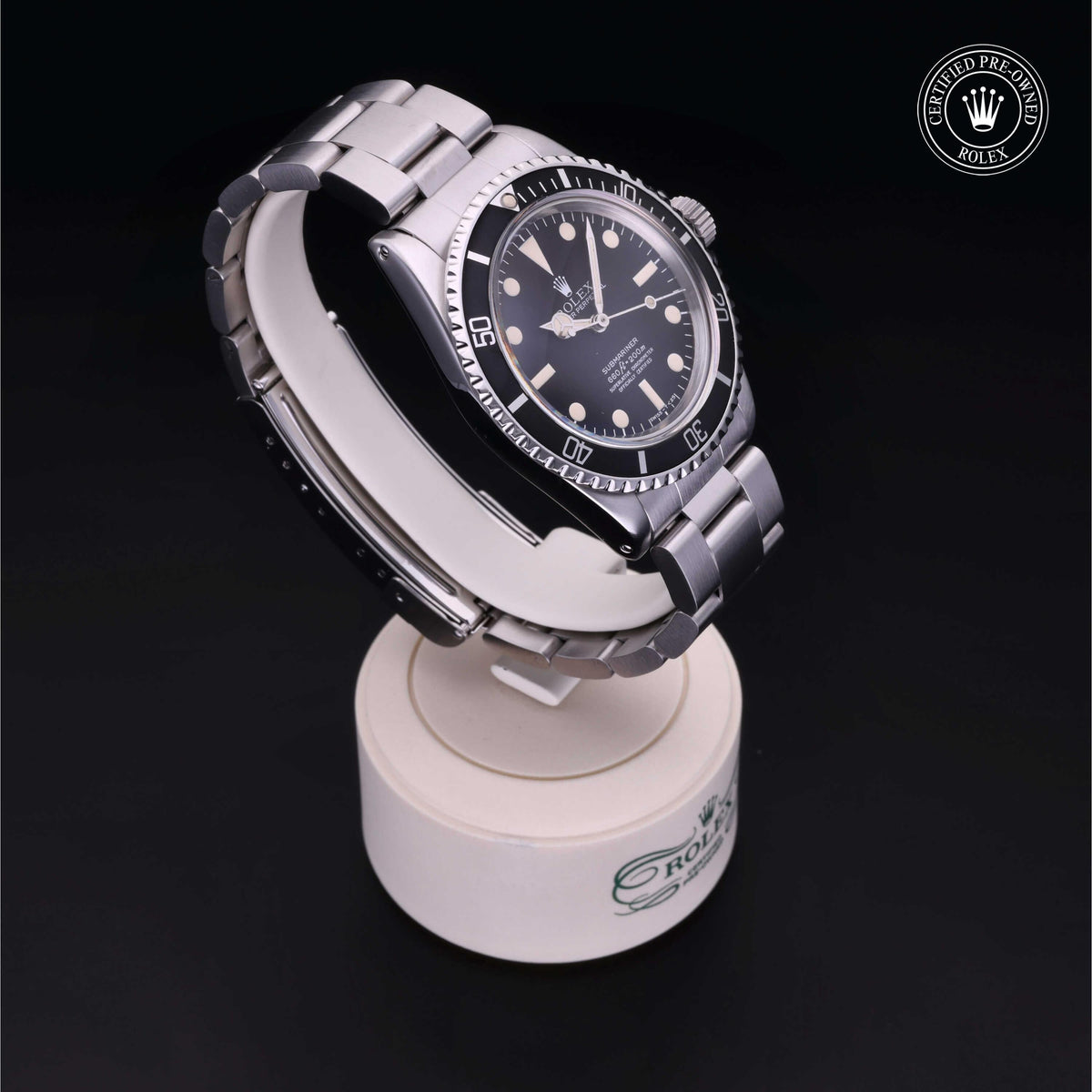 Rolex Certified Pre-Owned Submariner 5512 in Oystersteel with black dial, image 36 of 41