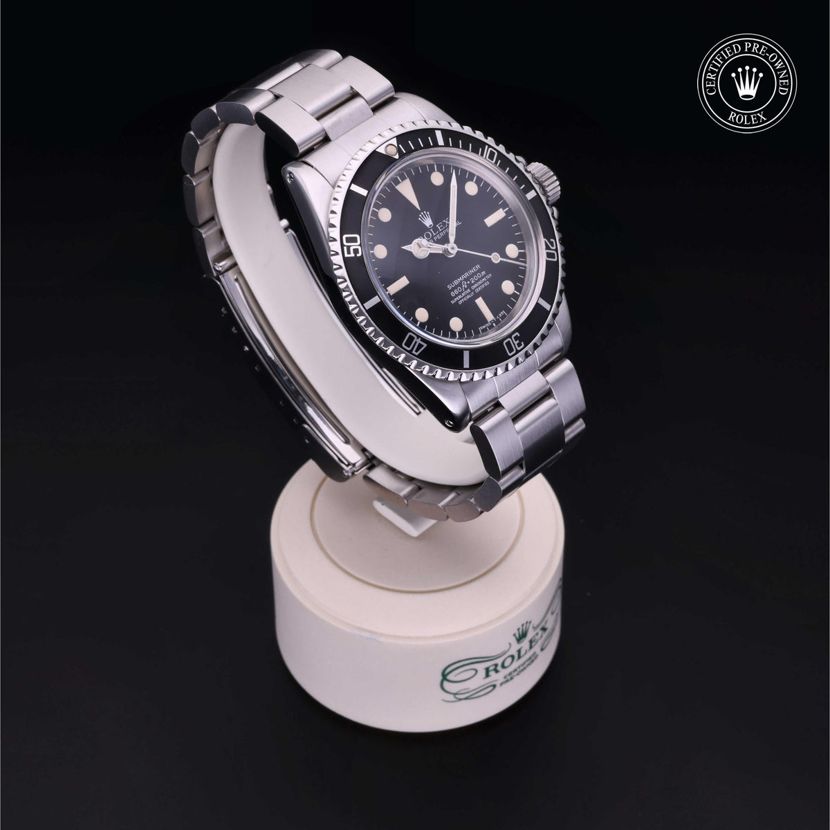 Rolex Certified Pre-Owned Submariner 5512 in Oystersteel with black dial, image 37 of 41