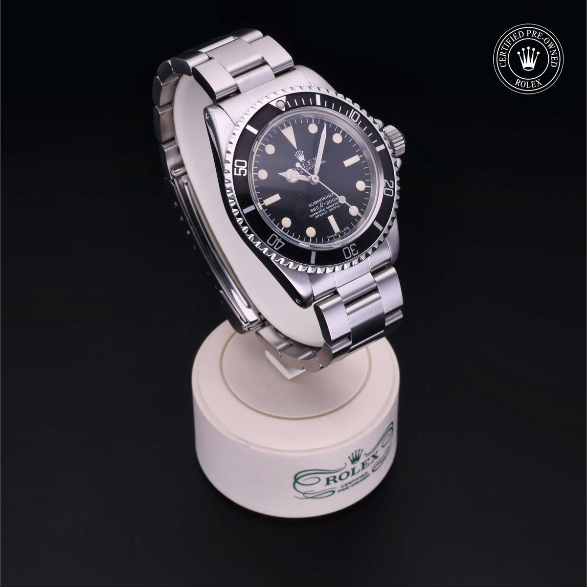 Rolex Certified Pre-Owned Submariner 5512 in Oystersteel with black dial, image 38 of 41