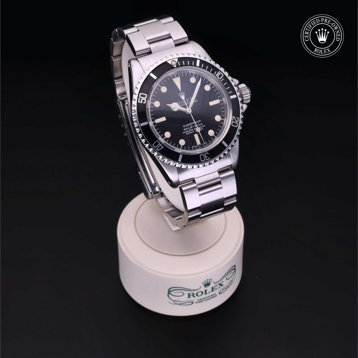 Rolex Certified Pre-Owned Submariner 5512 in Oystersteel with black dial, image 39 of 41