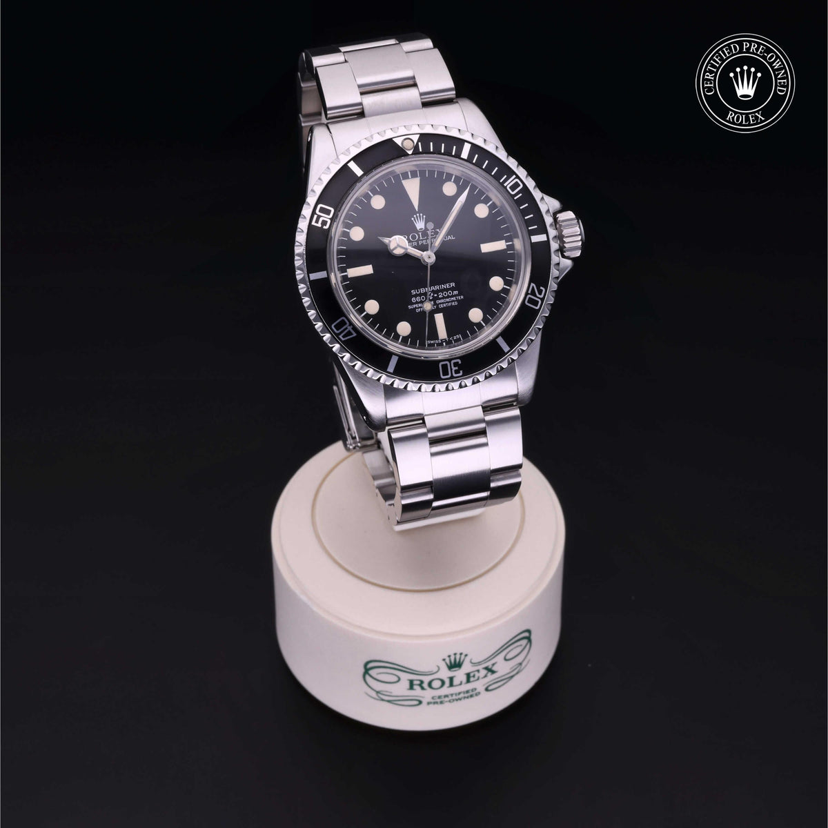 Rolex Certified Pre-Owned Submariner 5512 in Oystersteel with black dial, image 40 of 41