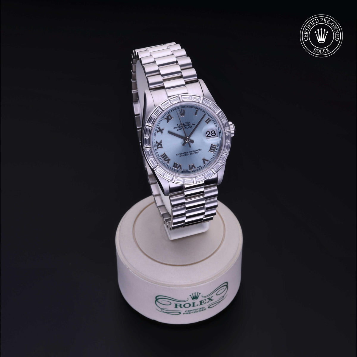 Rolex Certified Pre-Owned Datejust 31 M78266 in Oystersteel, image 40 of 41 at H.L. Gross & Bro. Jewelers