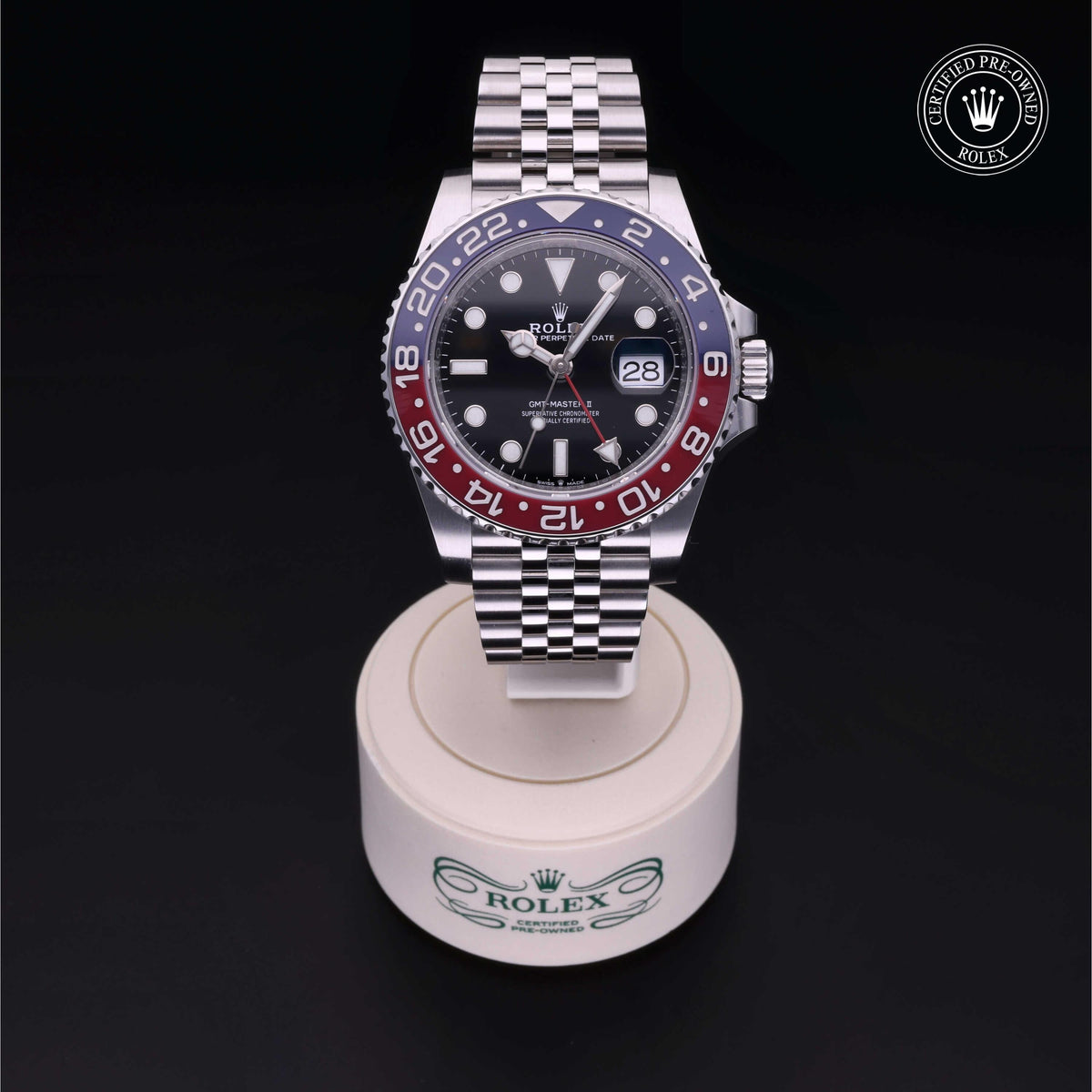 Rolex Certified Pre-Owned GMT-Master II M126710BLRO in Oystersteel with black dial, image 2 of 41