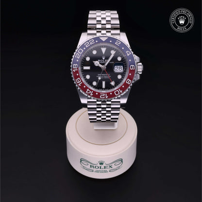 Rolex Certified Pre-Owned GMT-Master II M126710BLRO in Oystersteel with black dial, image 2 of 41
