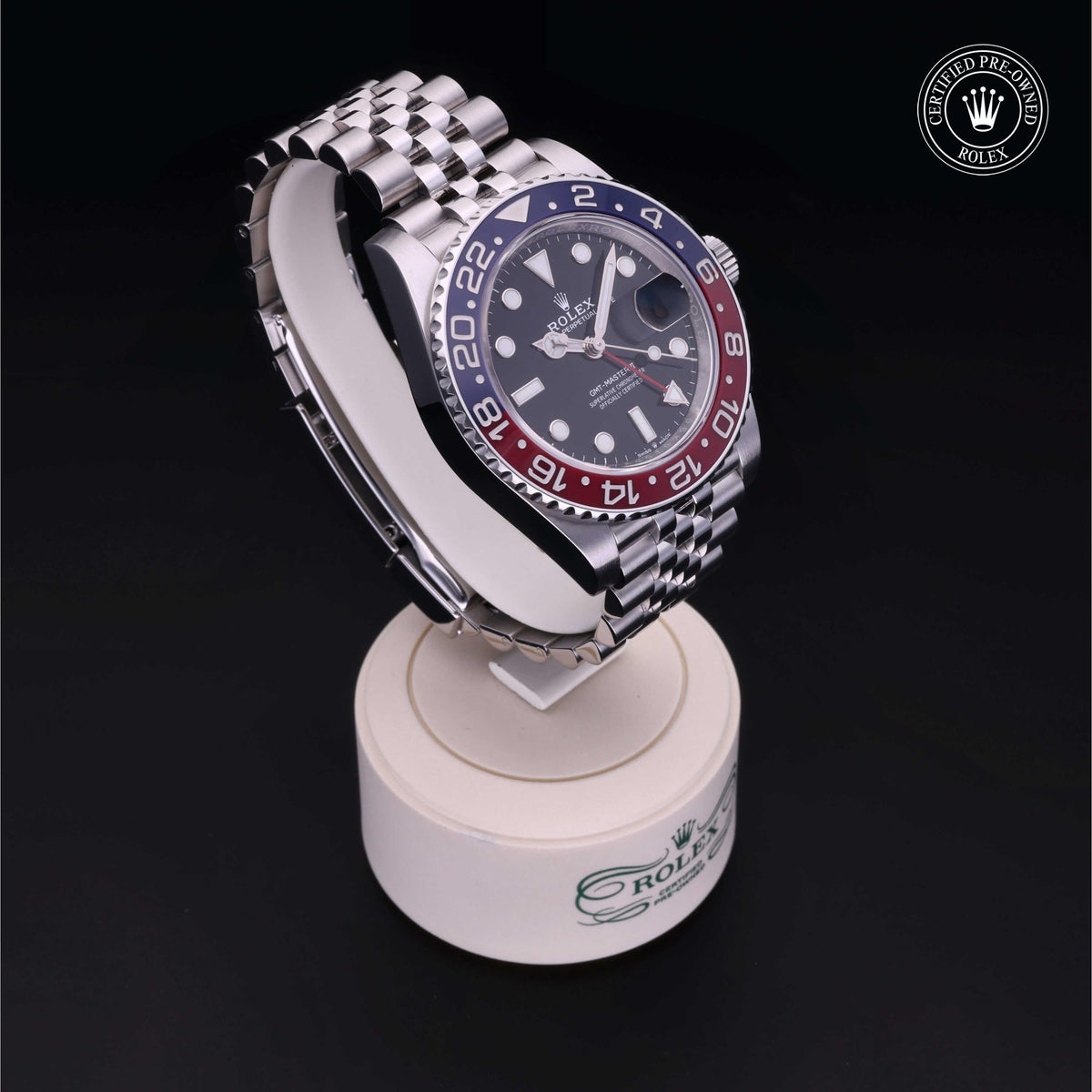 Rolex Certified Pre-Owned GMT-Master II M126710BLRO in Oystersteel with black dial, image 37 of 41