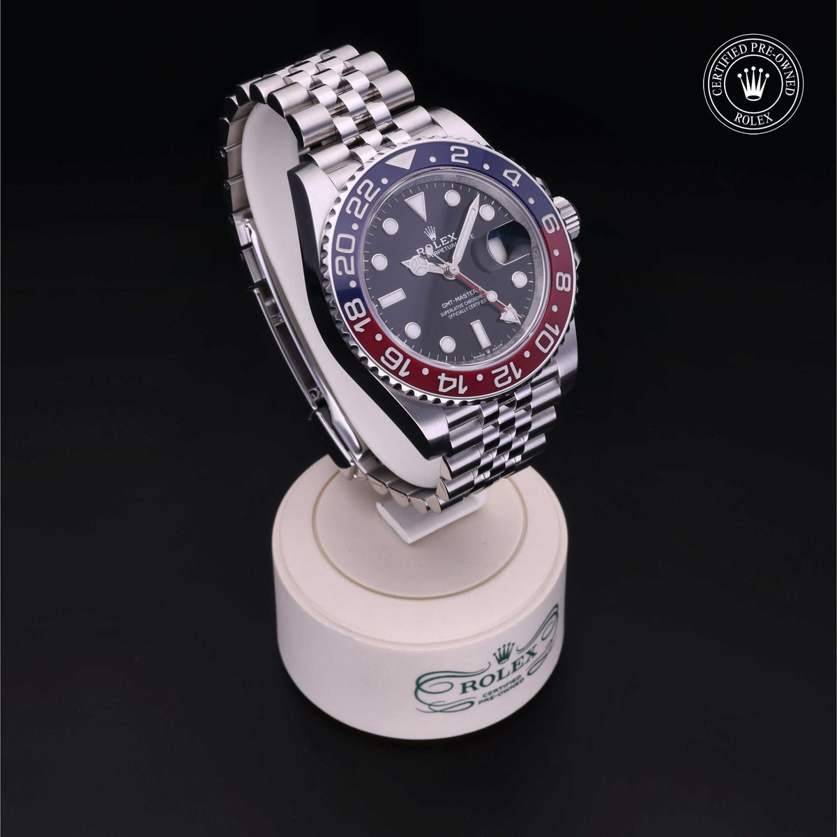 Rolex Certified Pre-Owned GMT-Master II M126710BLRO in Oystersteel with black dial, image 38 of 41