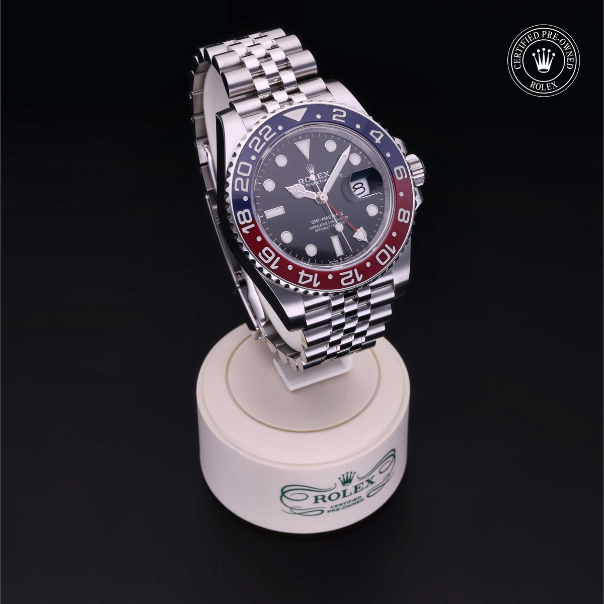 Rolex Certified Pre-Owned GMT-Master II M126710BLRO in Oystersteel with black dial, image 39 of 41
