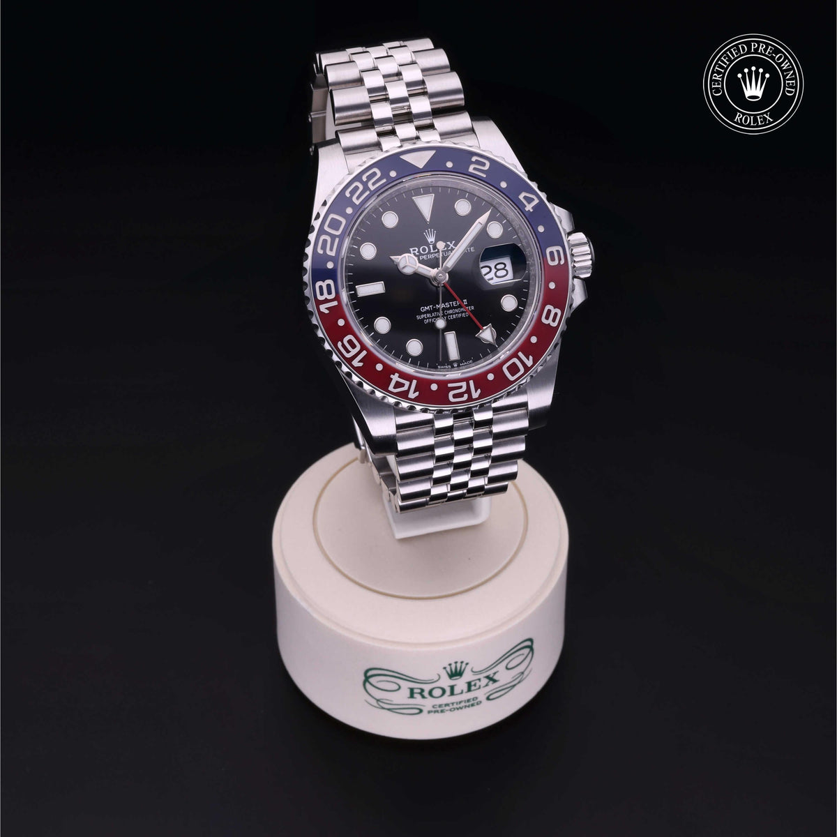 Rolex Certified Pre-Owned GMT-Master II M126710BLRO in Oystersteel with black dial, image 40 of 41