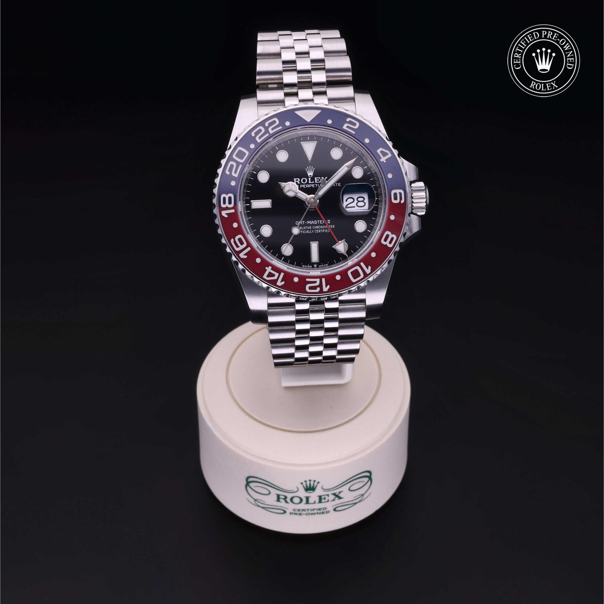 Rolex Certified Pre-Owned GMT-Master II M126710BLRO in Oystersteel with black dial, image 41 of 41