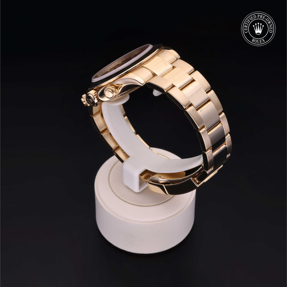Rolex Certified Pre-Owned Cosmograph Daytona M116528 in 18 ct yellow gold with black dial, image 19 of 41
