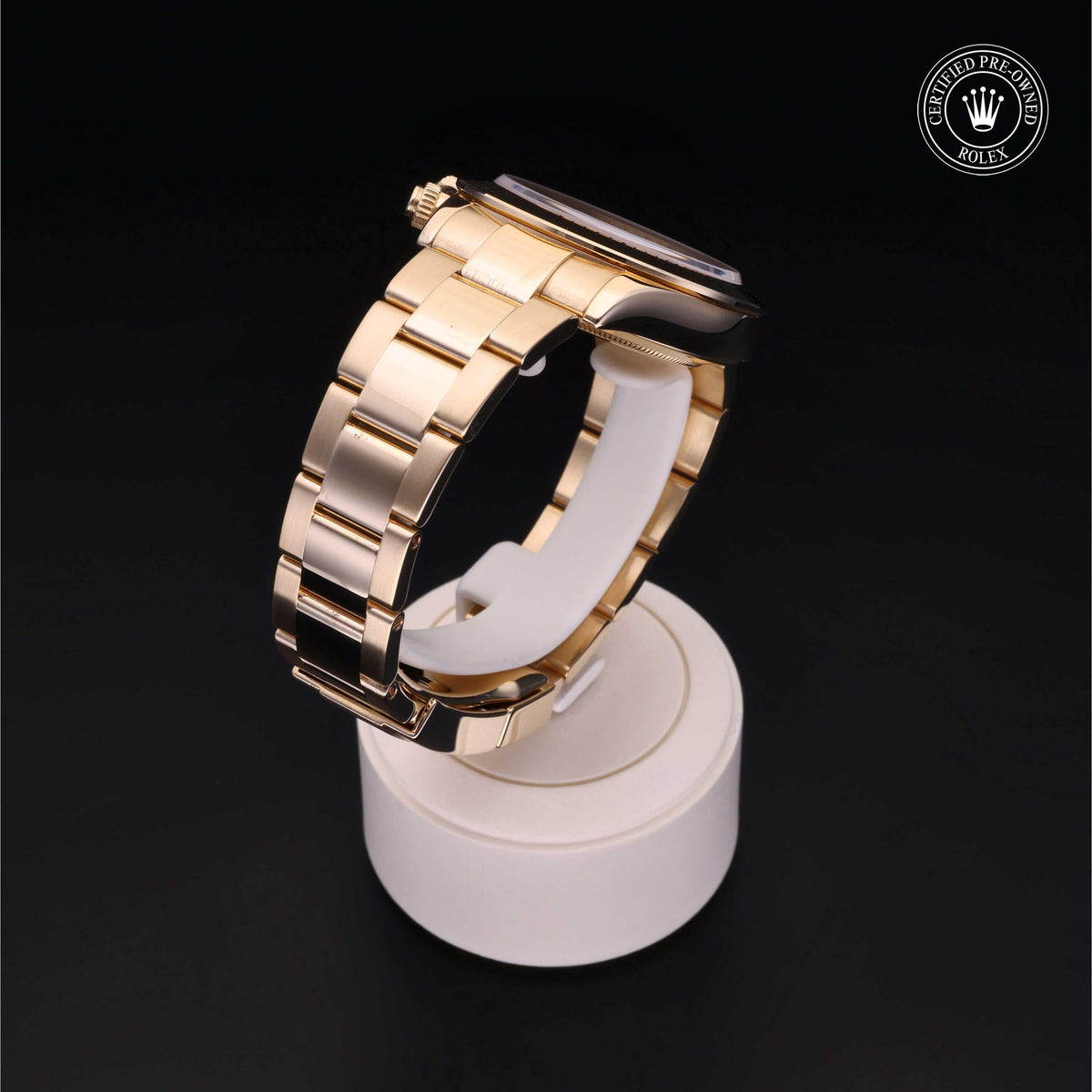 Rolex Certified Pre-Owned Cosmograph Daytona M116528 in 18 ct yellow gold with black dial, image 27 of 41