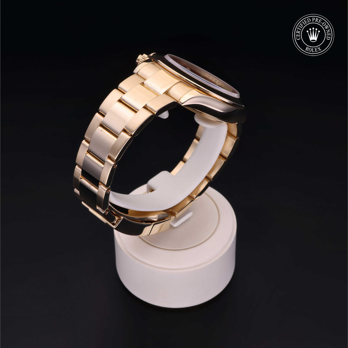 Rolex Certified Pre-Owned Cosmograph Daytona M116528 in 18 ct yellow gold with black dial, image 28 of 41