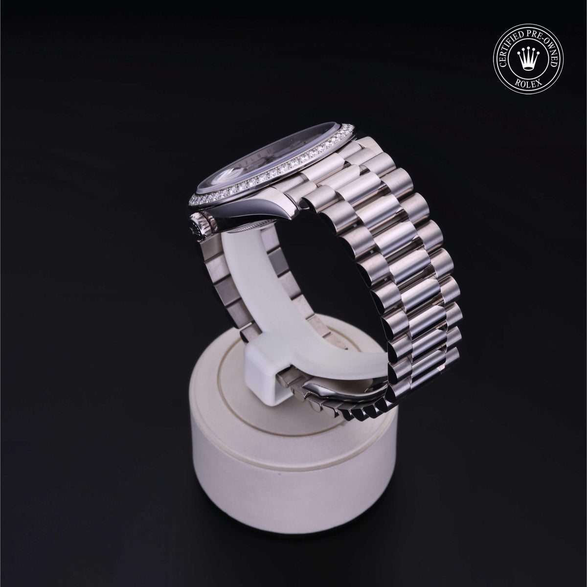 Rolex Certified Pre-Owned Day-Date 40 M228349RBR in 18 ct white gold with meteorite dial, image 20 of 41