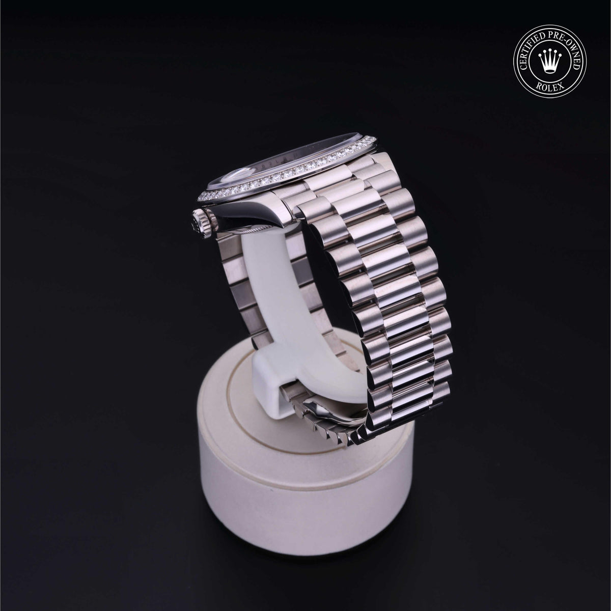 Rolex Certified Pre-Owned Day-Date 40 M228349RBR in 18 ct white gold with meteorite dial, image 21 of 41