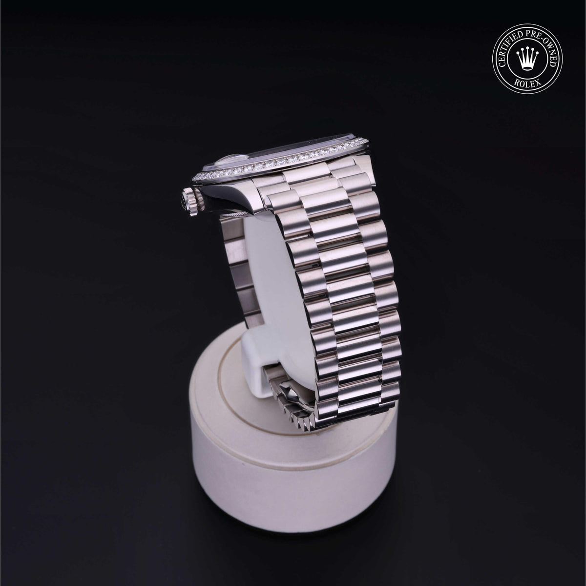 Rolex Certified Pre-Owned Day-Date 40 M228349RBR in 18 ct white gold with meteorite dial, image 22 of 41
