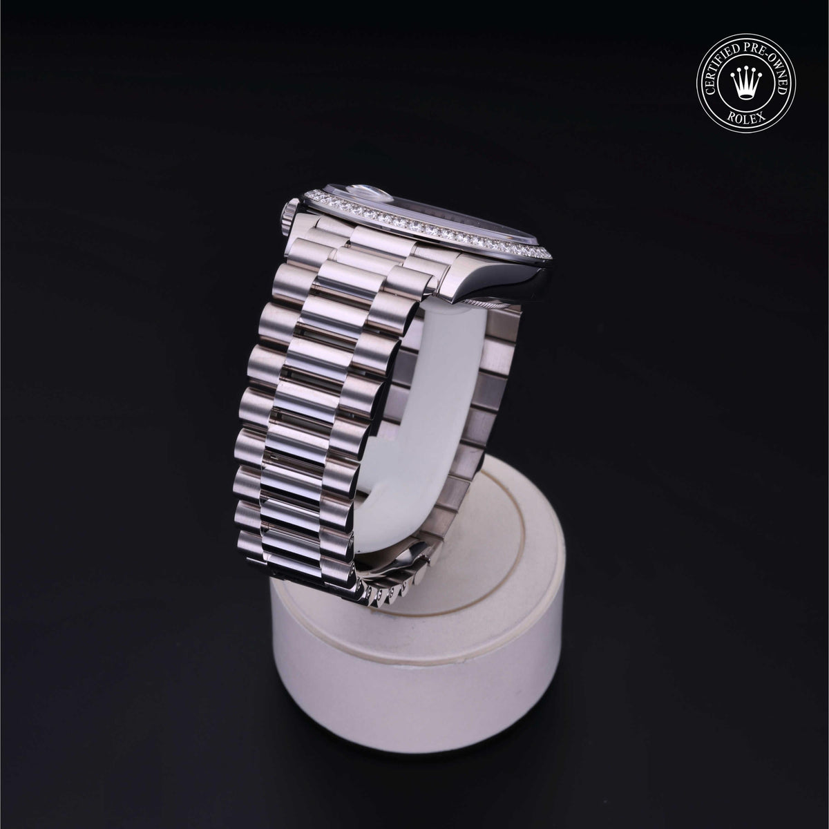 Rolex Certified Pre-Owned Day-Date 40 M228349RBR in 18 ct white gold with meteorite dial, image 26 of 41