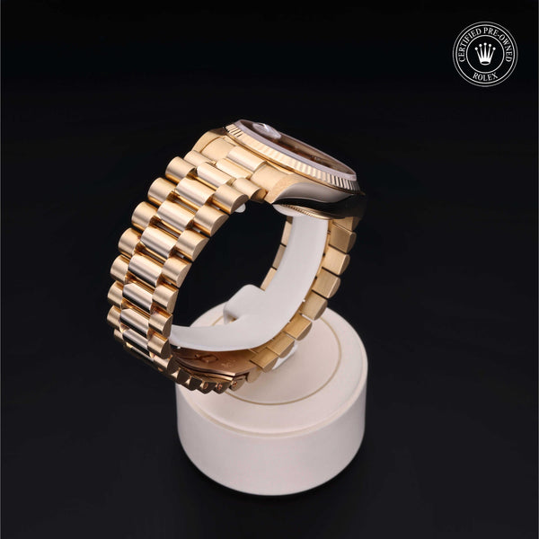 Rolex Certified Pre-Owned Day-Date 36 18038 in 18 ct yellow gold, image 5 of 41 at H.L. Gross & Bro. Jewelers