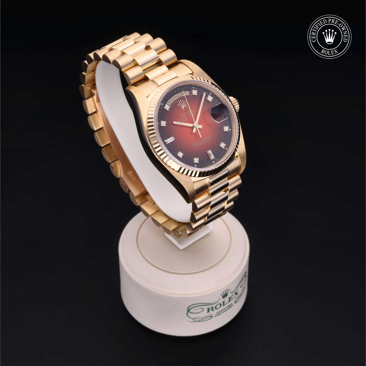Rolex Certified Pre-Owned Day-Date 36 18038 in 18 ct yellow gold, image 38 of 41