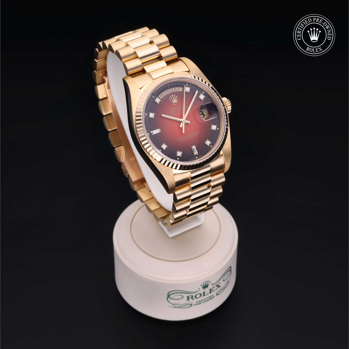 Rolex Certified Pre-Owned Day-Date 36 18038 in 18 ct yellow gold, image 39 of 41
