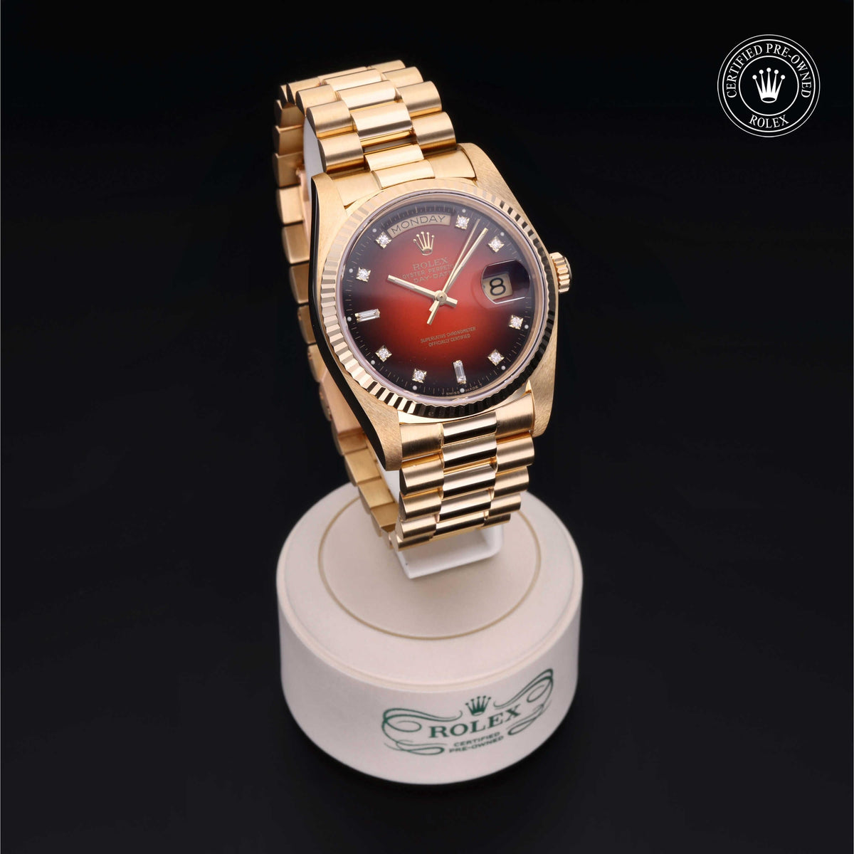 Rolex Certified Pre-Owned Day-Date 36 18038 in 18 ct yellow gold, image 40 of 41