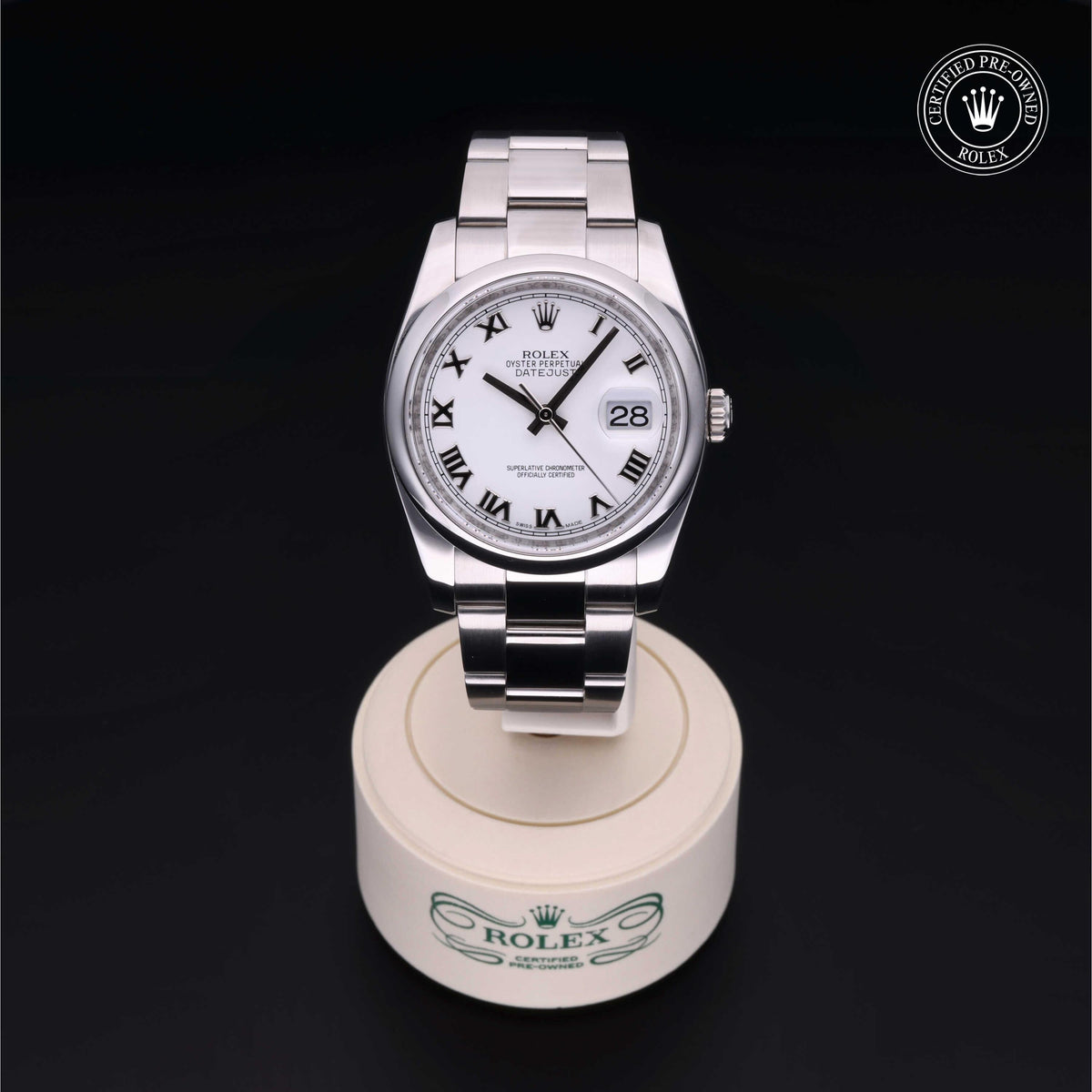 Rolex Certified Pre-Owned Datejust 36 M116200 in Oystersteel with white dial, image 2 of 41