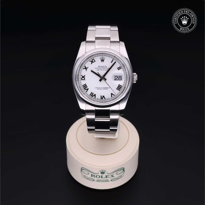 Rolex Certified Pre-Owned Datejust 36 M116200 in Oystersteel with white dial, image 2 of 41