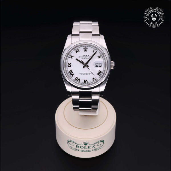 Rolex Certified Pre-Owned Datejust 36 M116200 in Oystersteel with white dial, image 2 of 41
