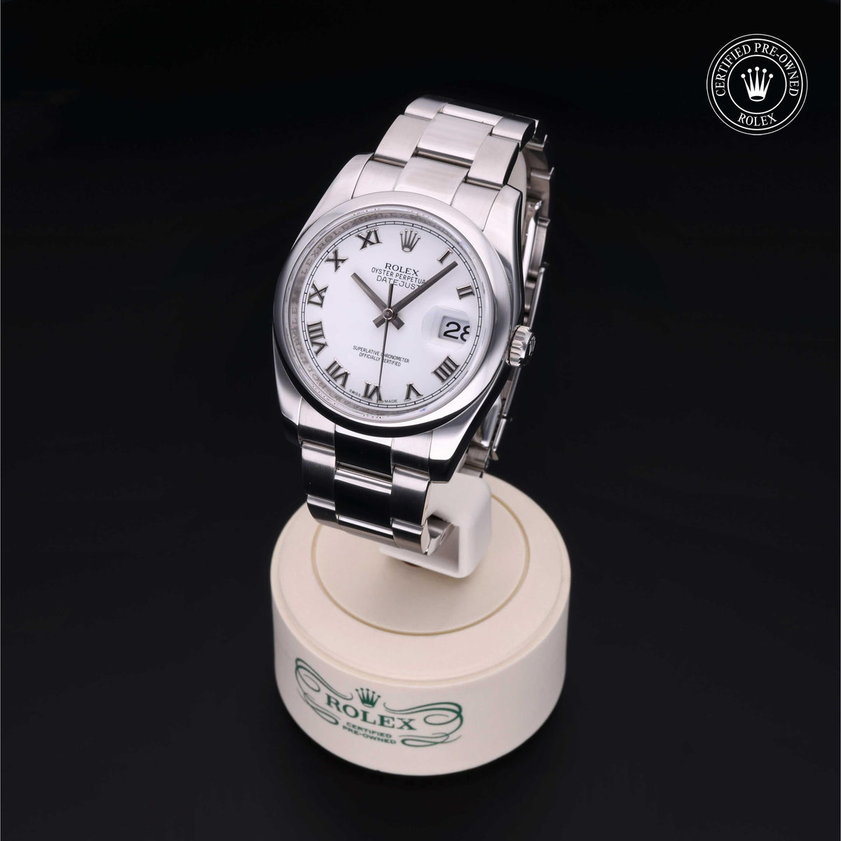 Rolex Certified Pre-Owned Datejust 36 M116200 in Oystersteel with white dial, image 8 of 41