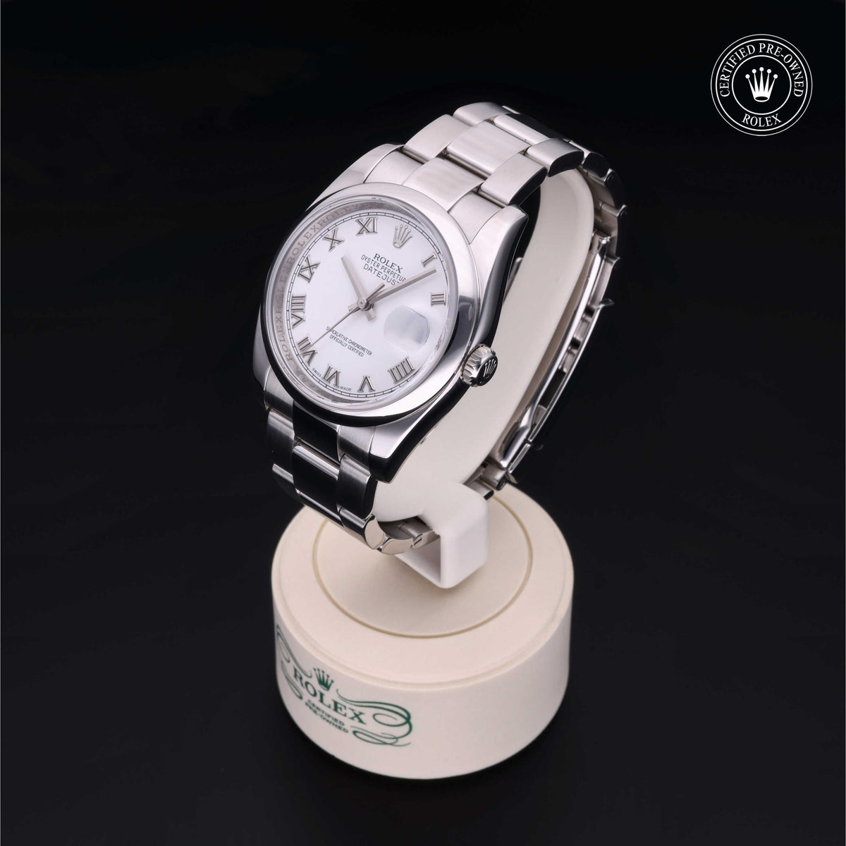 Rolex Certified Pre-Owned Datejust 36 M116200 in Oystersteel with white dial, image 10 of 41