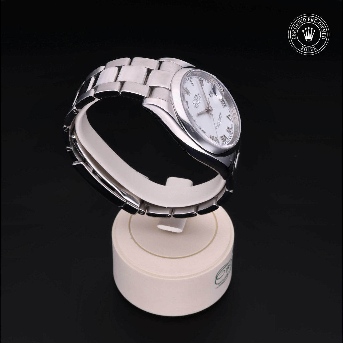 Rolex Certified Pre-Owned Datejust 36 M116200 in Oystersteel with white dial, image 34 of 41