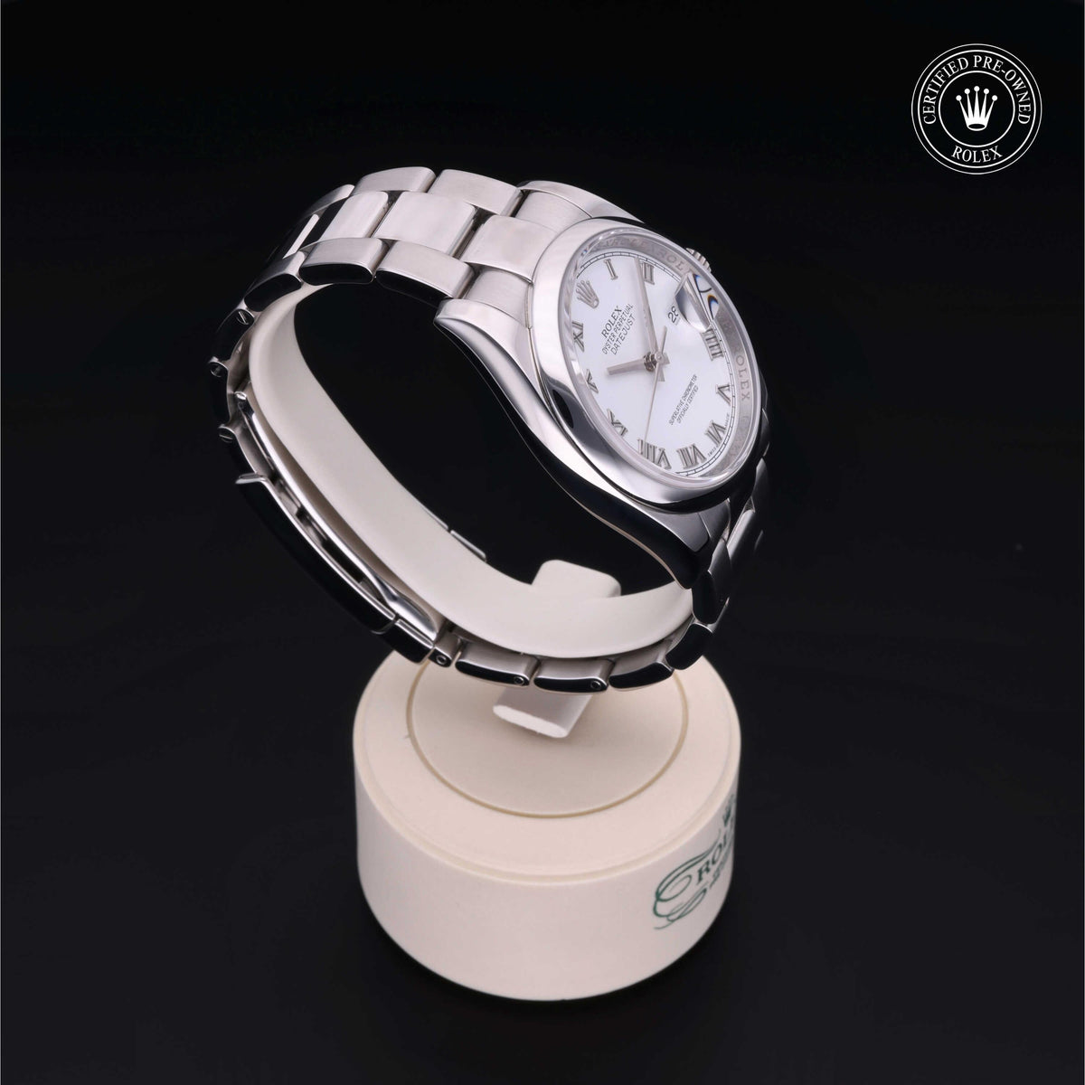 Rolex Certified Pre-Owned Datejust 36 M116200 in Oystersteel with white dial, image 35 of 41