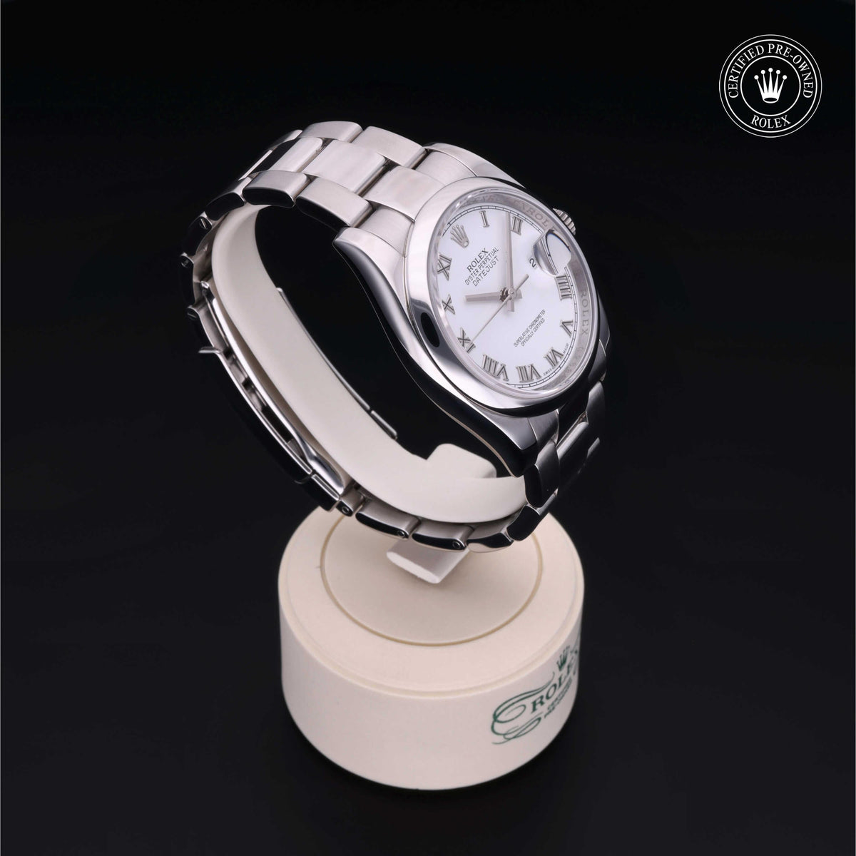 Rolex Certified Pre-Owned Datejust 36 M116200 in Oystersteel with white dial, image 36 of 41