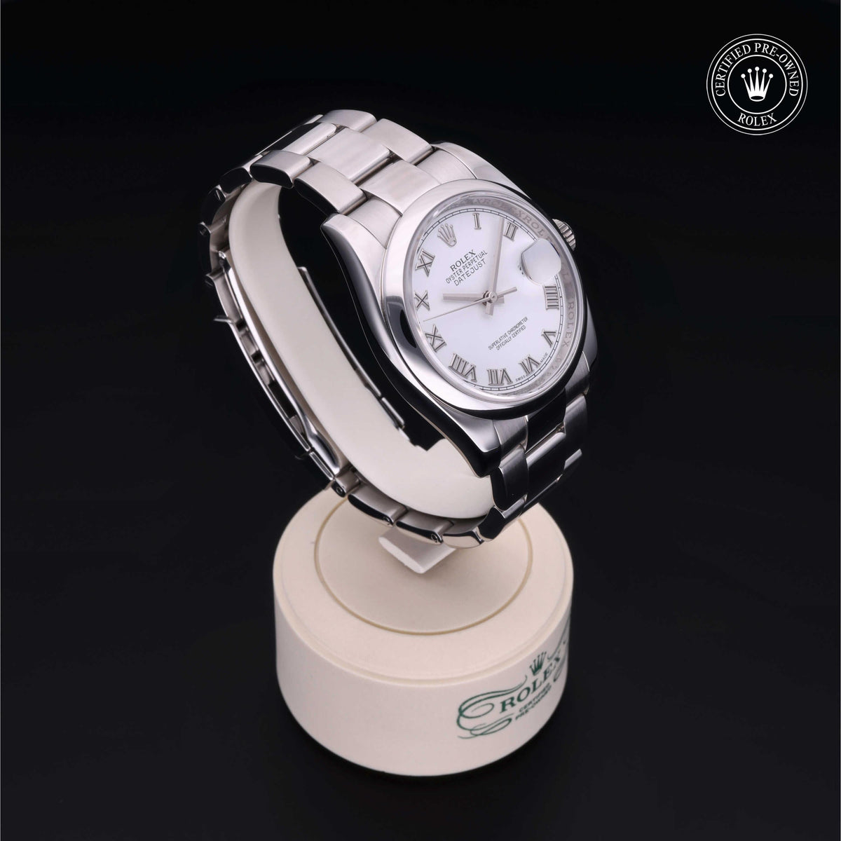 Rolex Certified Pre-Owned Datejust 36 M116200 in Oystersteel with white dial, image 37 of 41