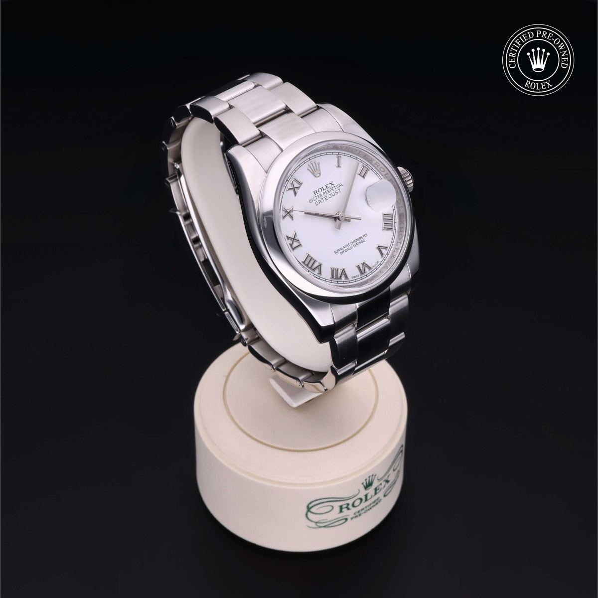 Rolex Certified Pre-Owned Datejust 36 M116200 in Oystersteel with white dial, image 38 of 41