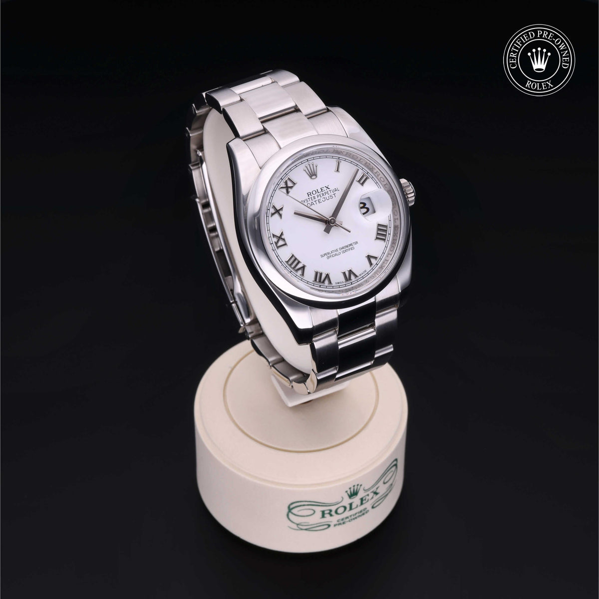 Rolex Certified Pre-Owned Datejust 36 M116200 in Oystersteel with white dial, image 39 of 41