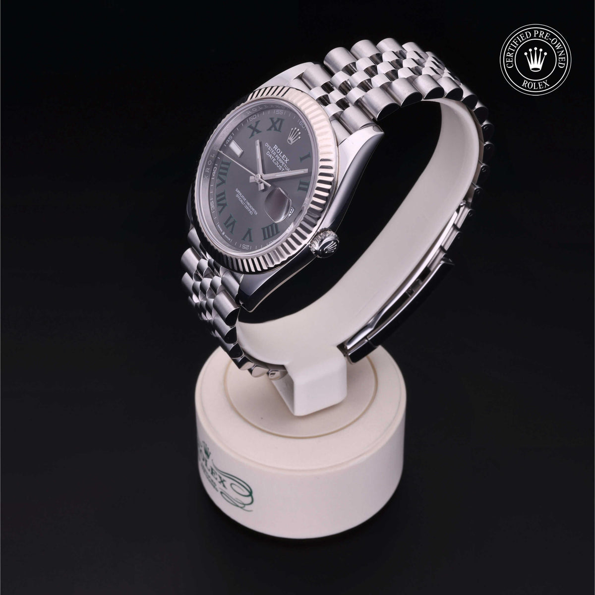 Rolex Certified Pre-Owned Datejust 41 M126334 in Oystersteel with slate dial, image 12 of 41