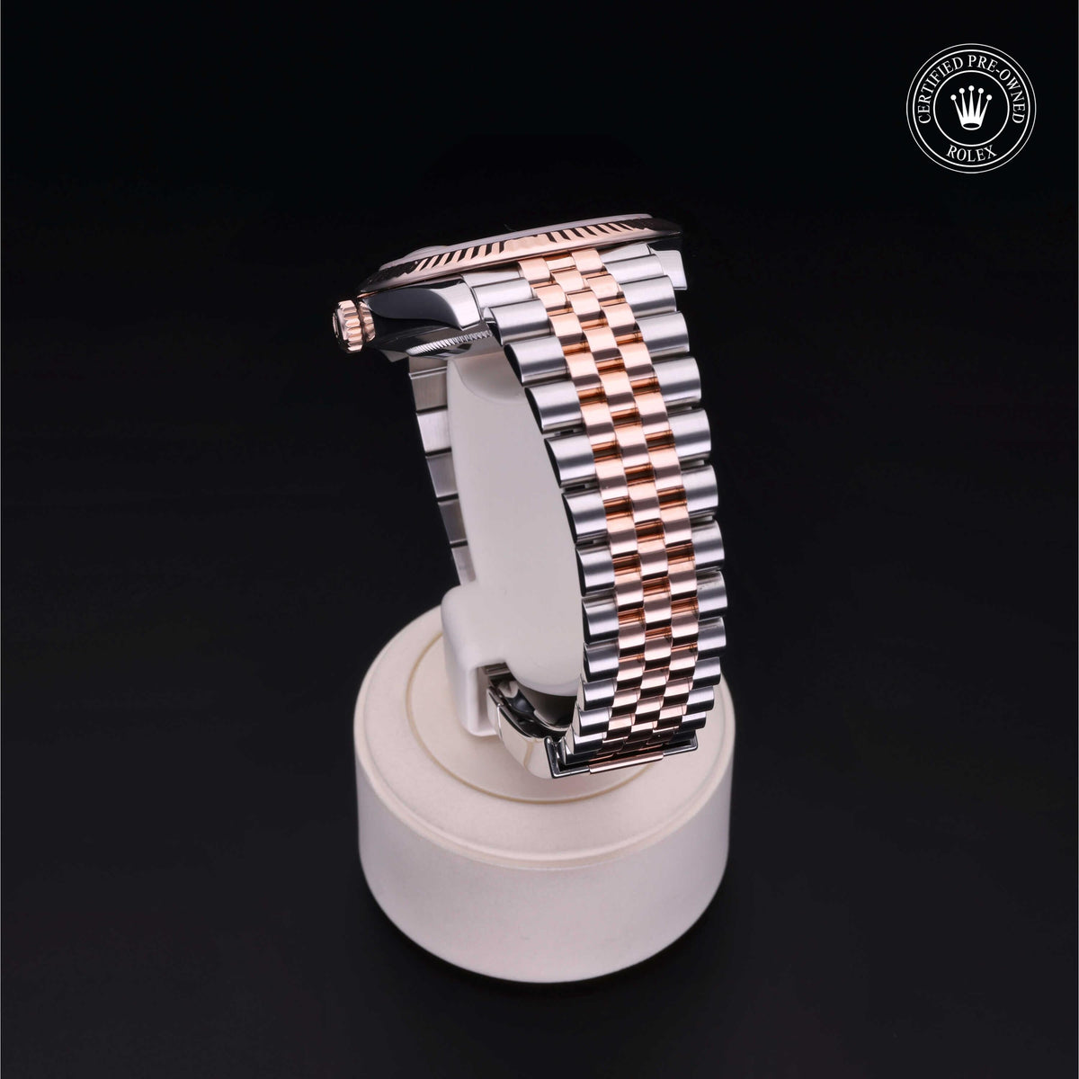 Rolex Certified Pre-Owned Datejust 41 M126331 in Oystersteel and Everose gold with white mother-of-pearl dial, image 22 of 41