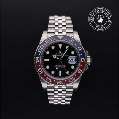 Rolex Certified Pre-Owned GMT-Master II M126710BLRO in Oystersteel with black dial, image 1 of 41