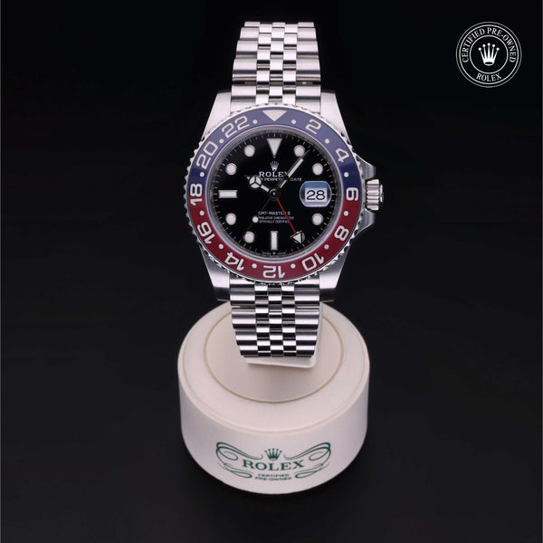 Rolex Certified Pre-Owned GMT-Master II M126710BLRO in Oystersteel with black dial, image 2 of 41