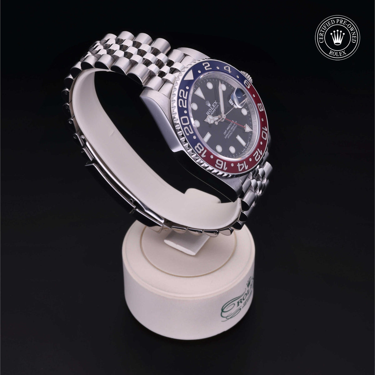 Rolex Certified Pre-Owned GMT-Master II M126710BLRO in Oystersteel with black dial, image 35 of 41