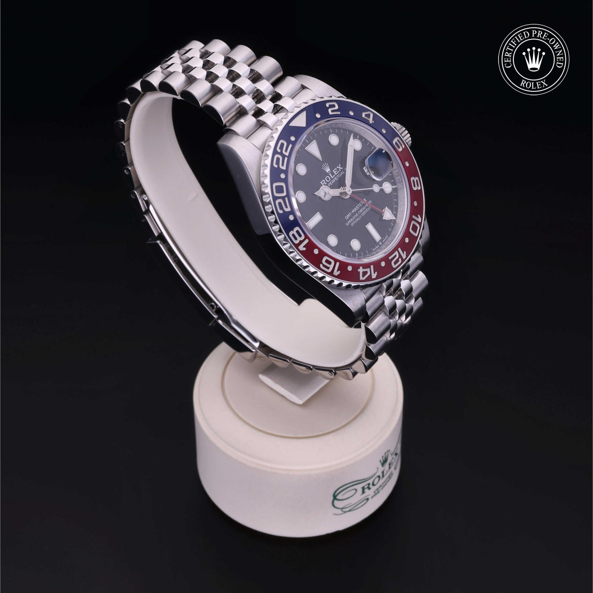 Rolex Certified Pre-Owned GMT-Master II M126710BLRO in Oystersteel with black dial, image 36 of 41
