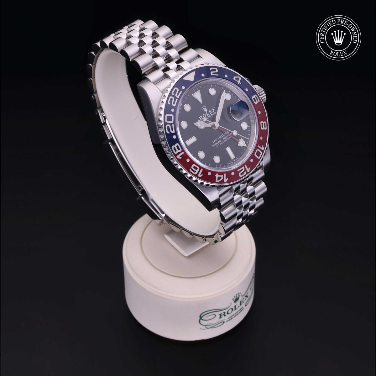Rolex Certified Pre-Owned GMT-Master II M126710BLRO in Oystersteel with black dial, image 37 of 41